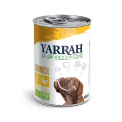 Yarrah - Natvoer Hond Blik Chunks Met Kip Bio