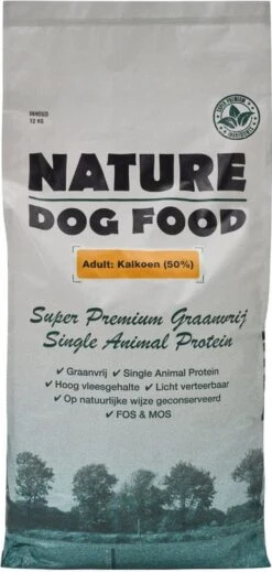 Nature Dog Food – Adult Graanvrij Kalkoen & Cranberry – 12 Kg