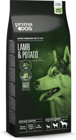 PrimaDog Adult – Hondenvoer Lam & Aardappel – 10 Kg