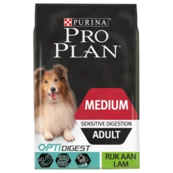 Pro Plan Dog Adult Medium Sensitive Digestion Lam – Hondenvoer – 14 Kg