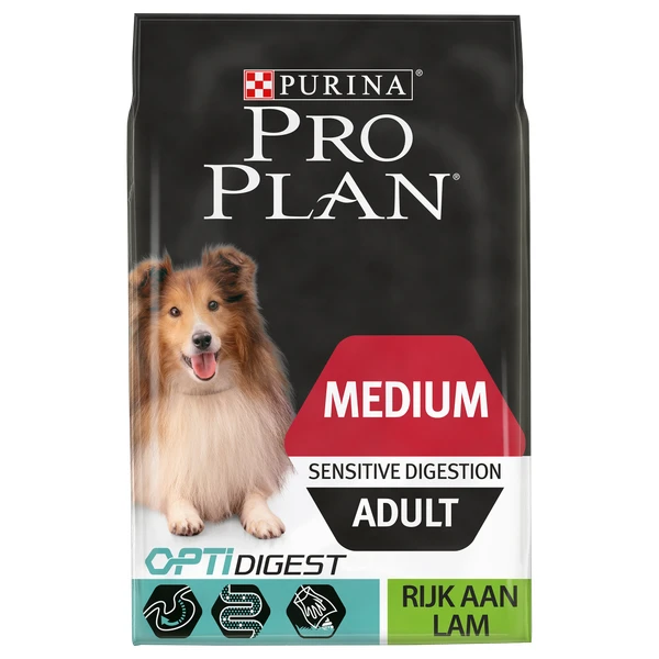 Pro Plan Dog Adult Medium Sensitive Digestion Lam β Hondenvoer β 14 Kg