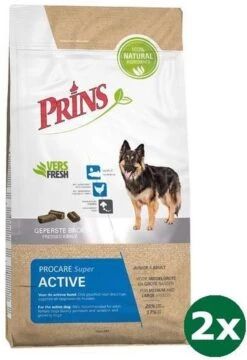 2×3 Kg Prins Procare Super Active Hondenvoer