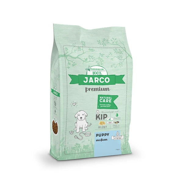 Jarco Dog Natural Medium Puppy Kip β Hondenvoer β 10 Kg 11-25 Kg