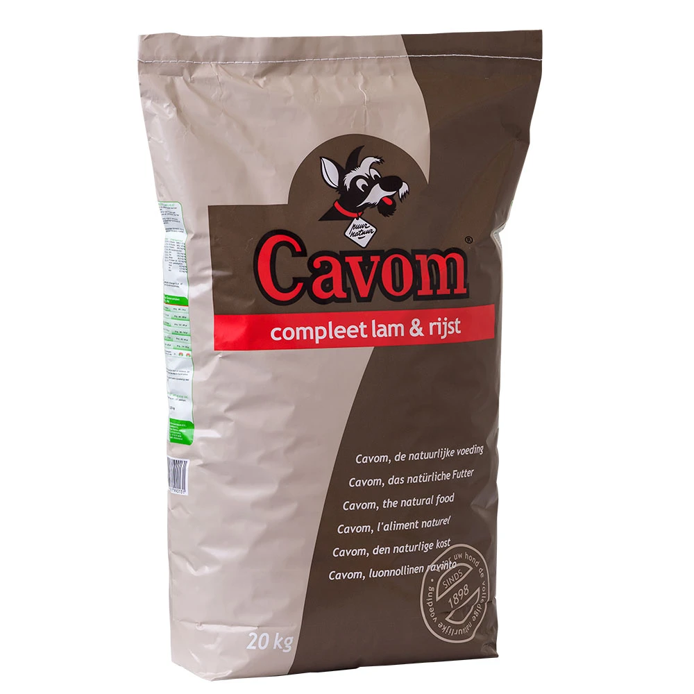20kg Compleet Lamb & Rice Cavom Hondenvoer