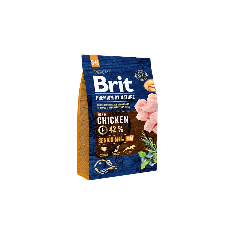 Brit Premium By Nature Senior S+M Hondenvoer