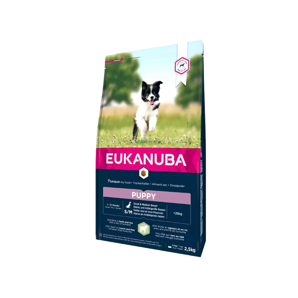 Eukanuba Dog Small En Medium Puppyvoer - Lam En Rijst - Afbeelding 2