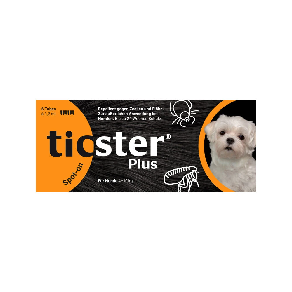 Ticster Plus Spot-on Hond 4-10 Kg - Afbeelding 2